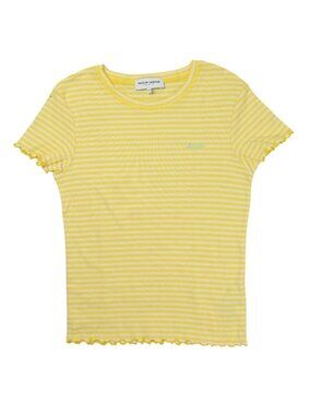 Maison Labiche Baby Tee in Yellow Stripe